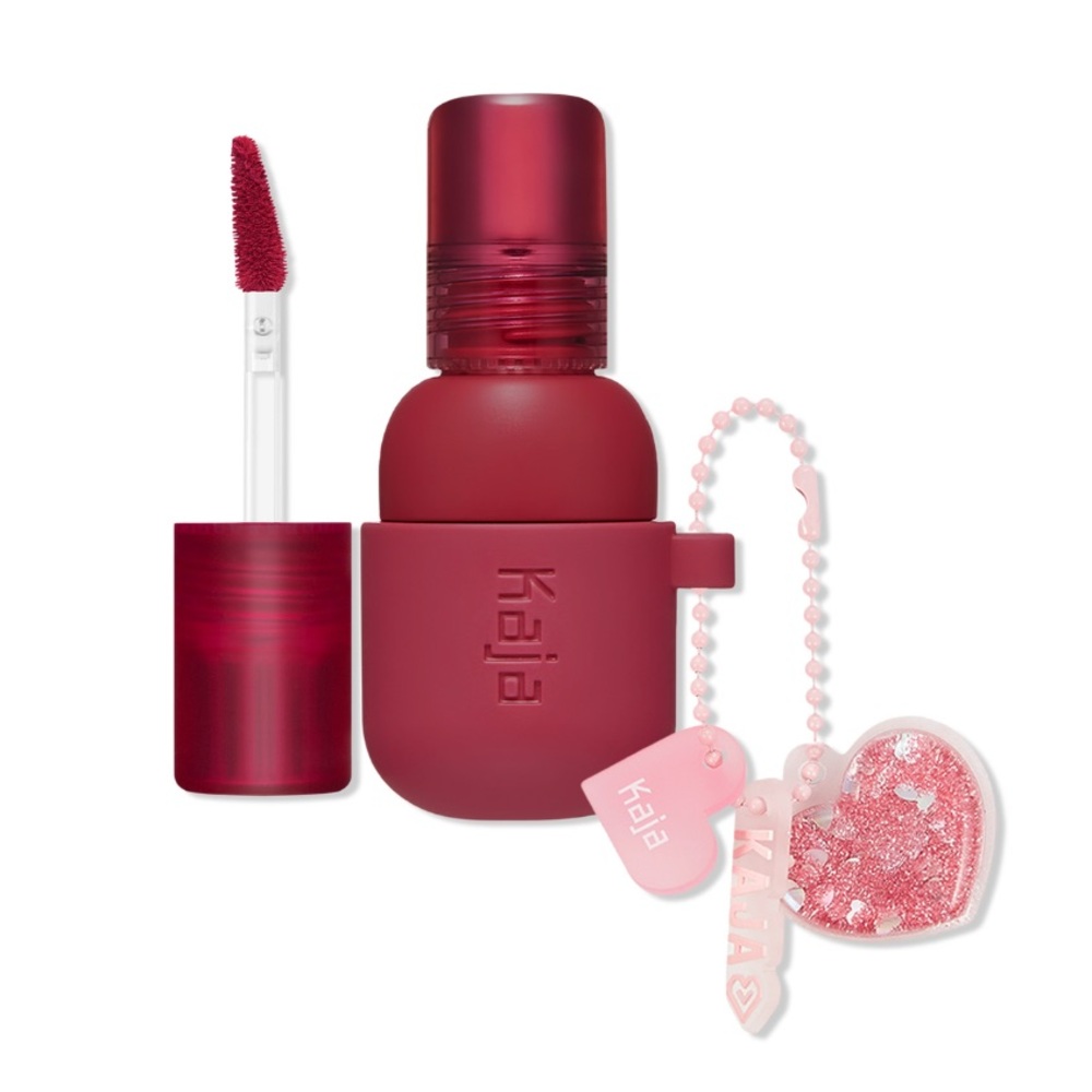 Kaja Squeeze Guava Lip & Blush Glazed Stain w/ Keychain NIB